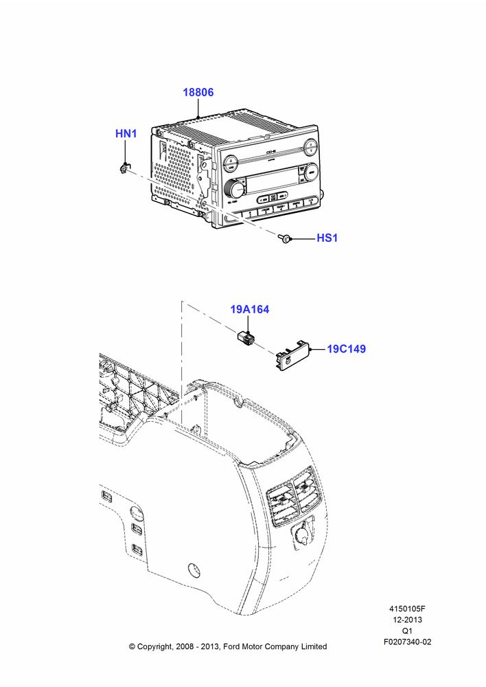 Схема Аудиооборудование (заводское), Less AM/FM Stereo/6 CD/Nav System, Less Radio Reception Equipment, Less THX Audiophile Sound System; 18.09.2008–12.07.2010