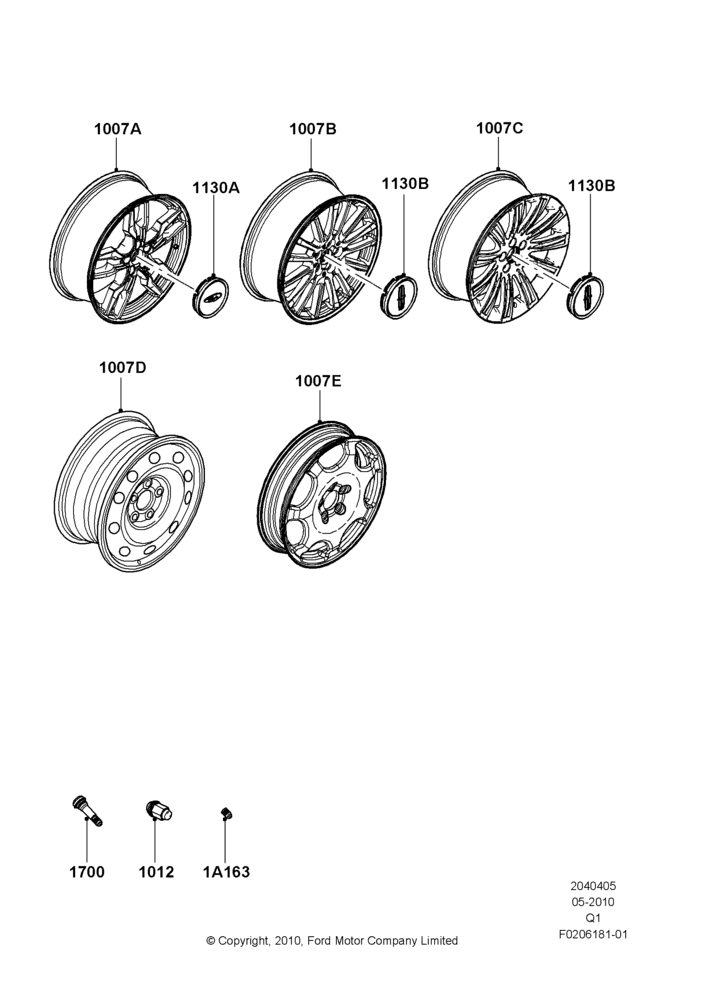 Схема Колёса, With 20" Wheels; 12.07.2010–15.02.2012