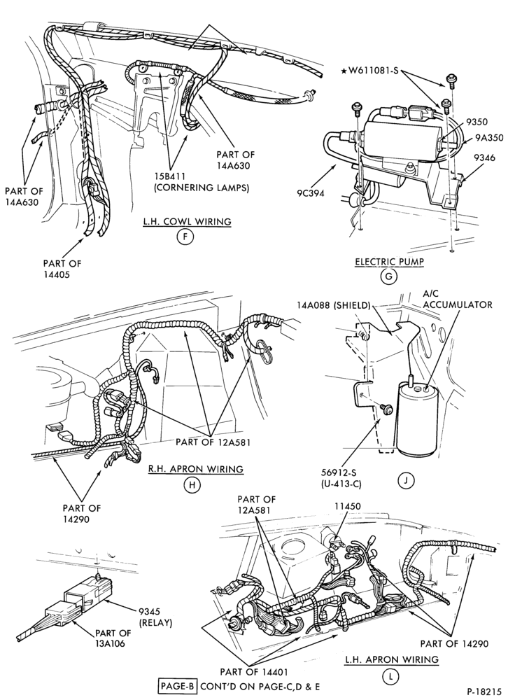Схема ELECTRICAL SYSTEMS-Wiring system - engine wiring  - Turbo- Page B