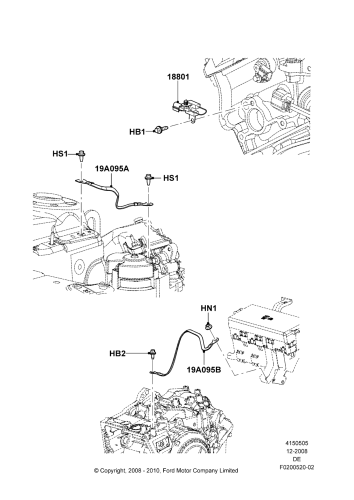 Схема Помехоподавление, 3.5L 4V DOHC VCT SMPI V6 Gas; 04.02.2009–29.07.2012