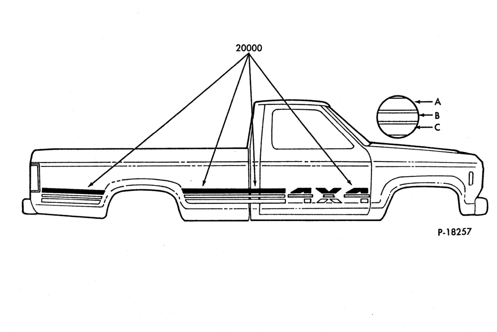 Схема Декоративные полосы "4 × 4"