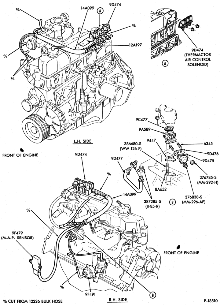 Схема 6 CYL. 4.9L (300 C.I.D.)-GAS-E-F150/250 and U150