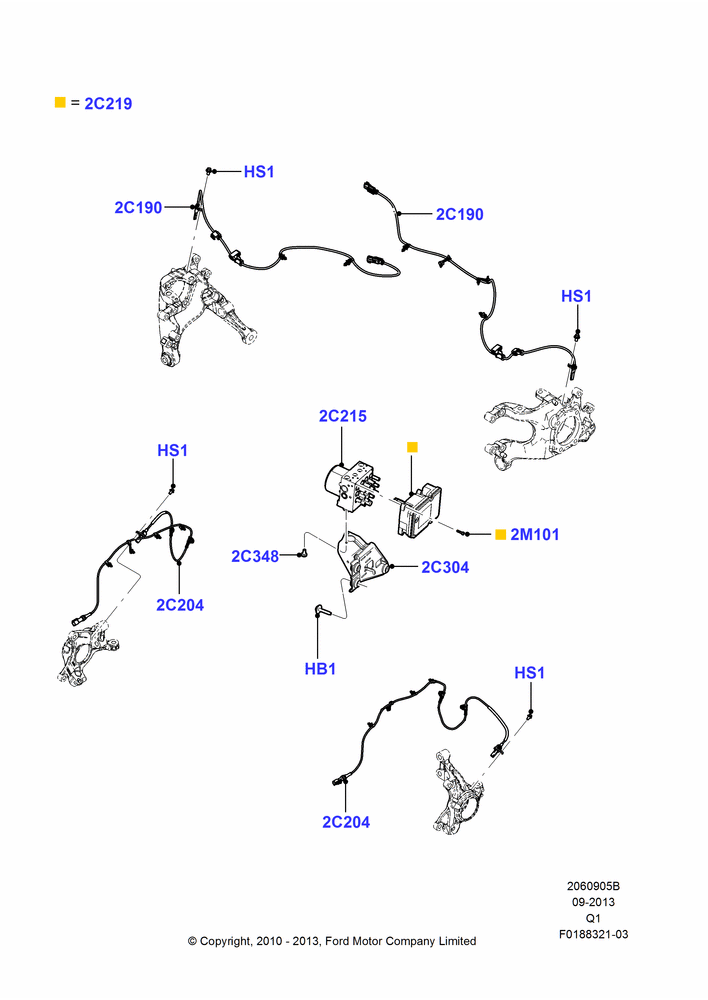 Схема Антиблокировочная система (ABS), With Speed Control; 12.07.2010–24.12.2014