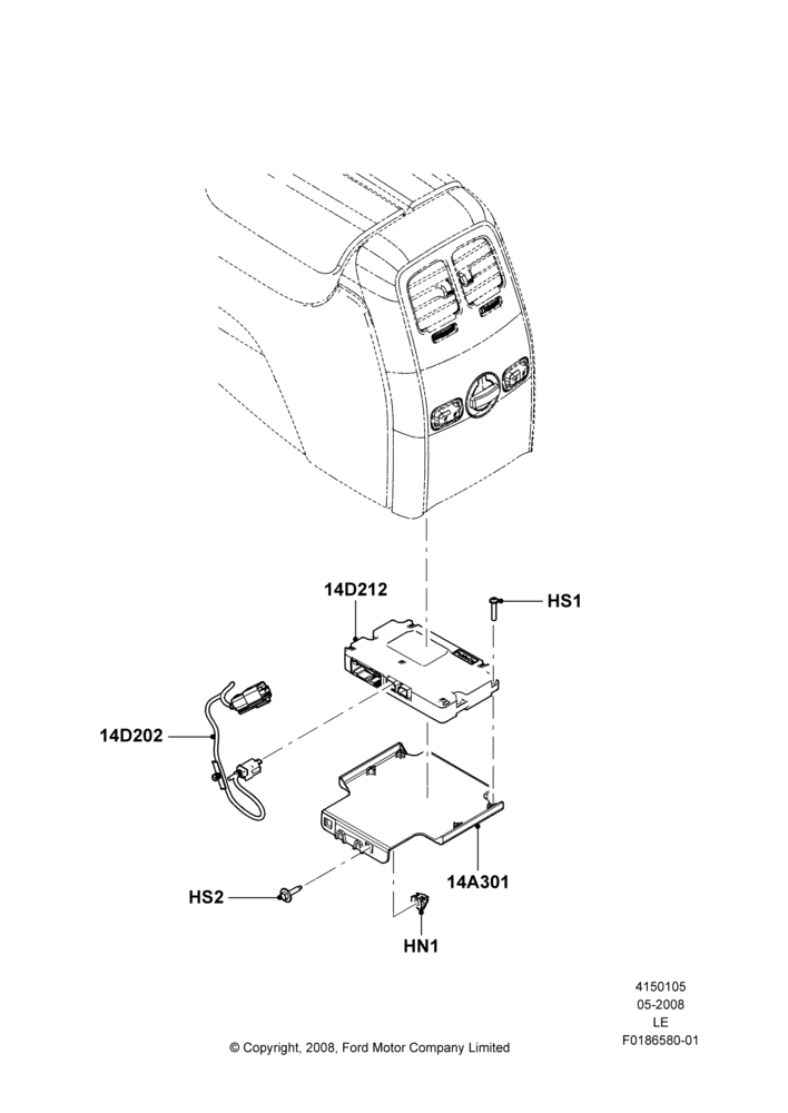 Схема Аудиооборудование (заводское), Accessory Protocol Interface Module (Sync Module); 05.05.2008–01.11.2010