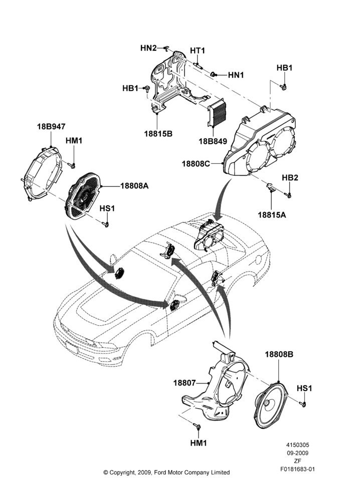 Схема Динамики, Convertible, High Performance Audio System; 26.02.2009–03.08.2009