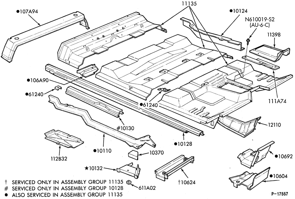 Схема SHEET METAL-Sheet metal parts - lower body-F350(Crew Cab)