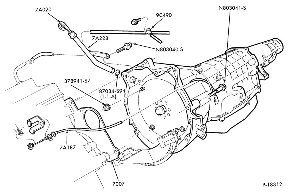 Схема C5 TYPE - EXTERNAL PARTS-EXTERNAL PARTS- transmission installation-DC,K