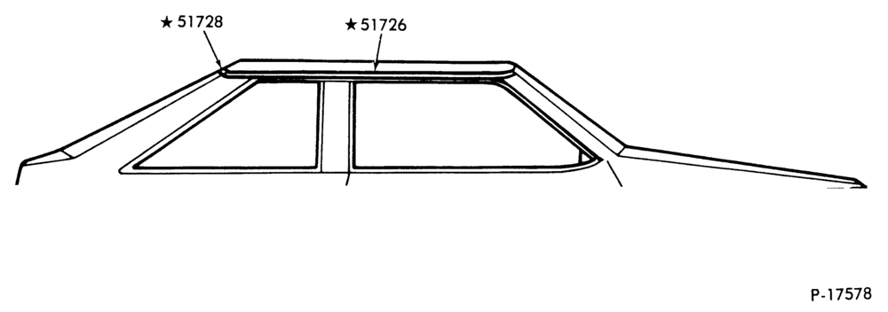 Схема ROOF DRIP SIDE FINISH - BODY TYPE 61