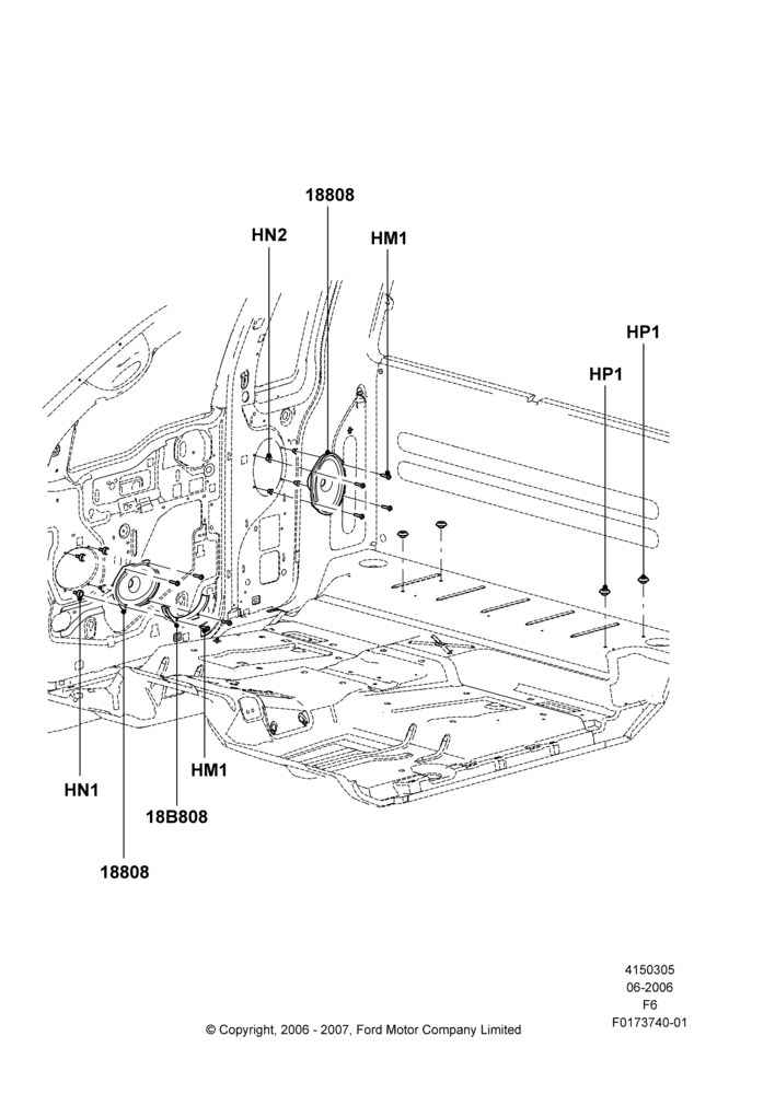 Схема Динамики, AM/FM Str/CD/Clk/Navig System, Less Radio Subwoofer; 17.07.2006–18.08.2008