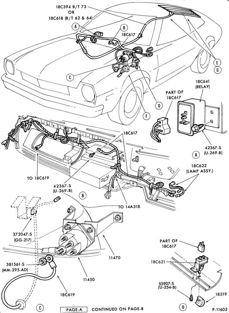 Схема AIR CONDITIONER-Heated back window (defroster)- Page A
