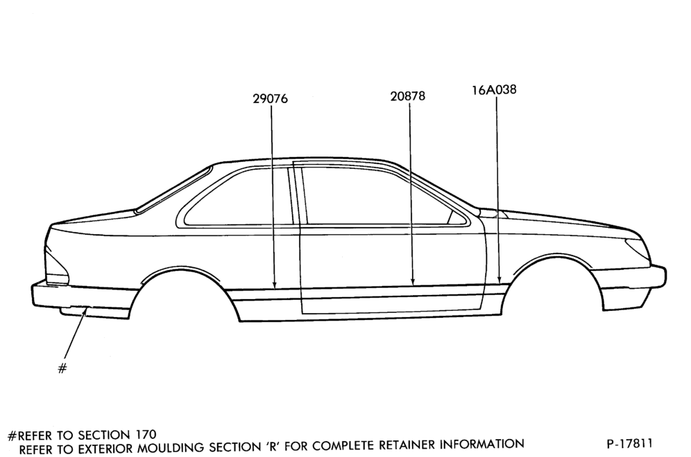 Схема PRESSURE SENSITIVE - 3'' WIDE - BODY TYPE 66 BODY SIDE