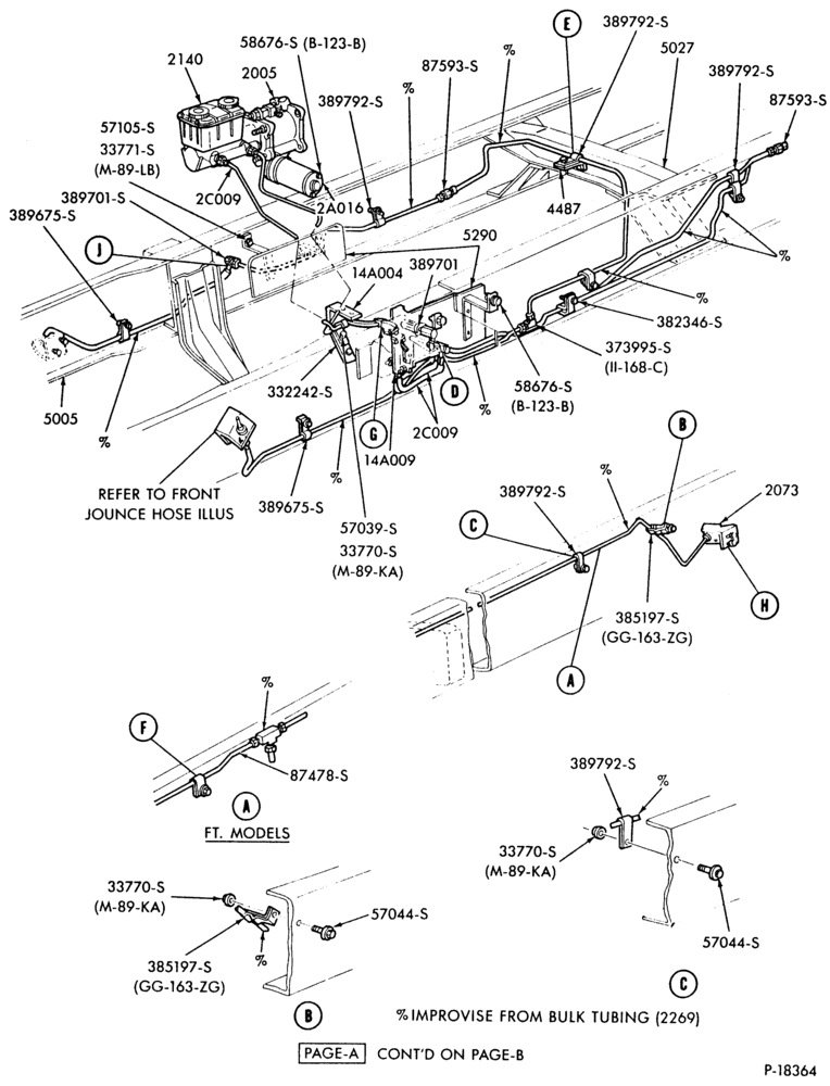 Схема BRAKE SYSTEMS - HYDRAULIC-(1984/) - vertical split - Page A-B600/700