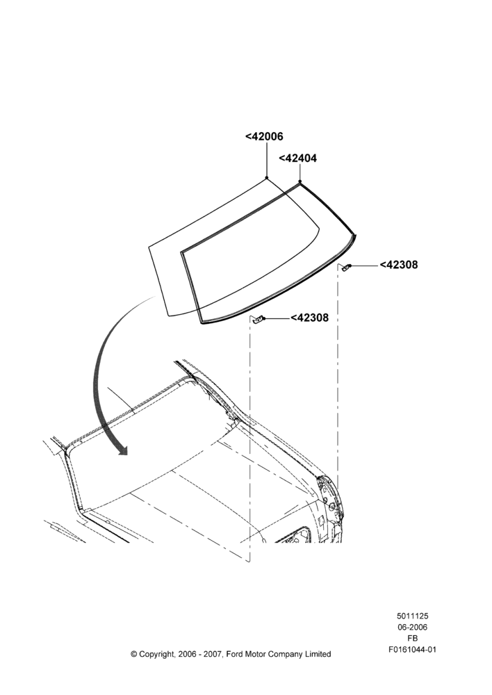 Схема Заднее стекло; 19.06.2006–26.09.2011