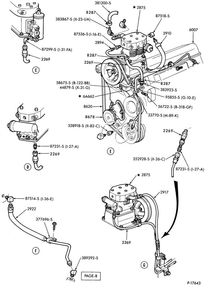 Схема BRAKE SYSTEMS - AIR-(1983/)- Page B-B700