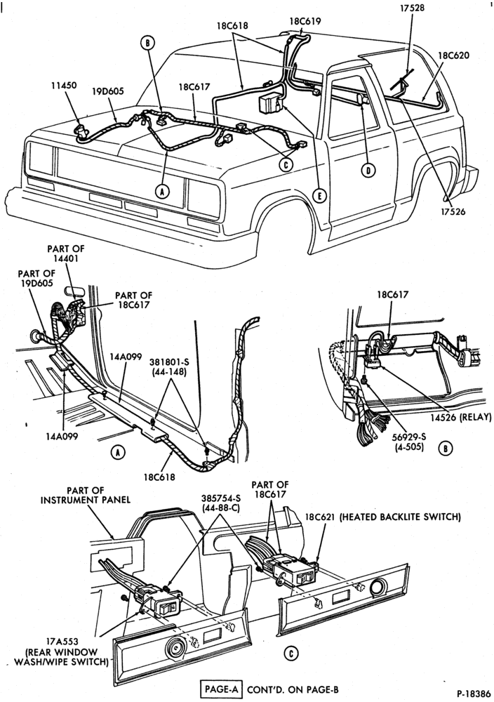 Схема WIPERS AND WASHERS-Rear Liftgate Washer and Wiper - Page-A-B