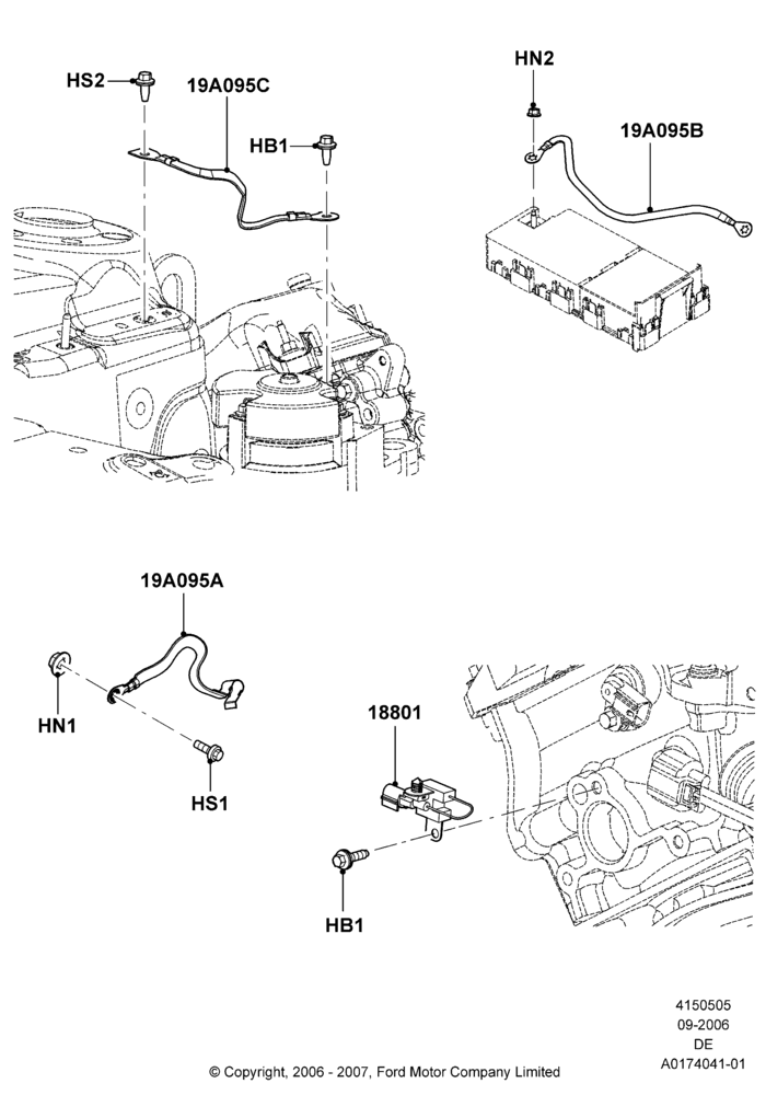 Схема Помехоподавление, 3.5L 4V DOHC VCT SMPI V6 Gas; 30.08.2006–04.02.2009