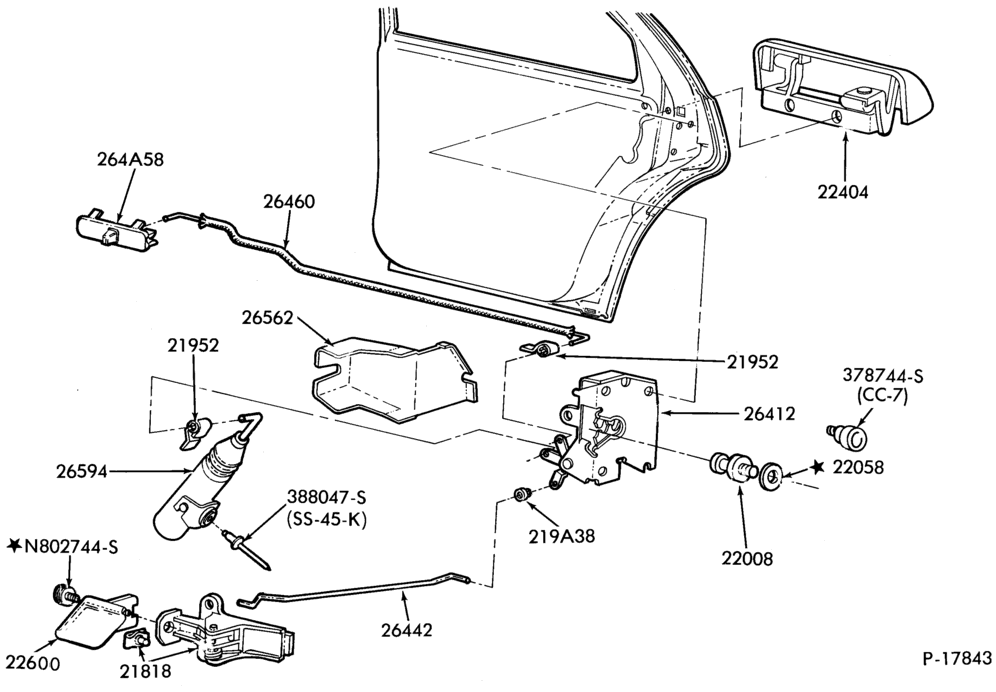 Схема FRONT SUSPENSION-(1981/85) - w/front leaf spring-"Before 2/85"-F350-4/W/D