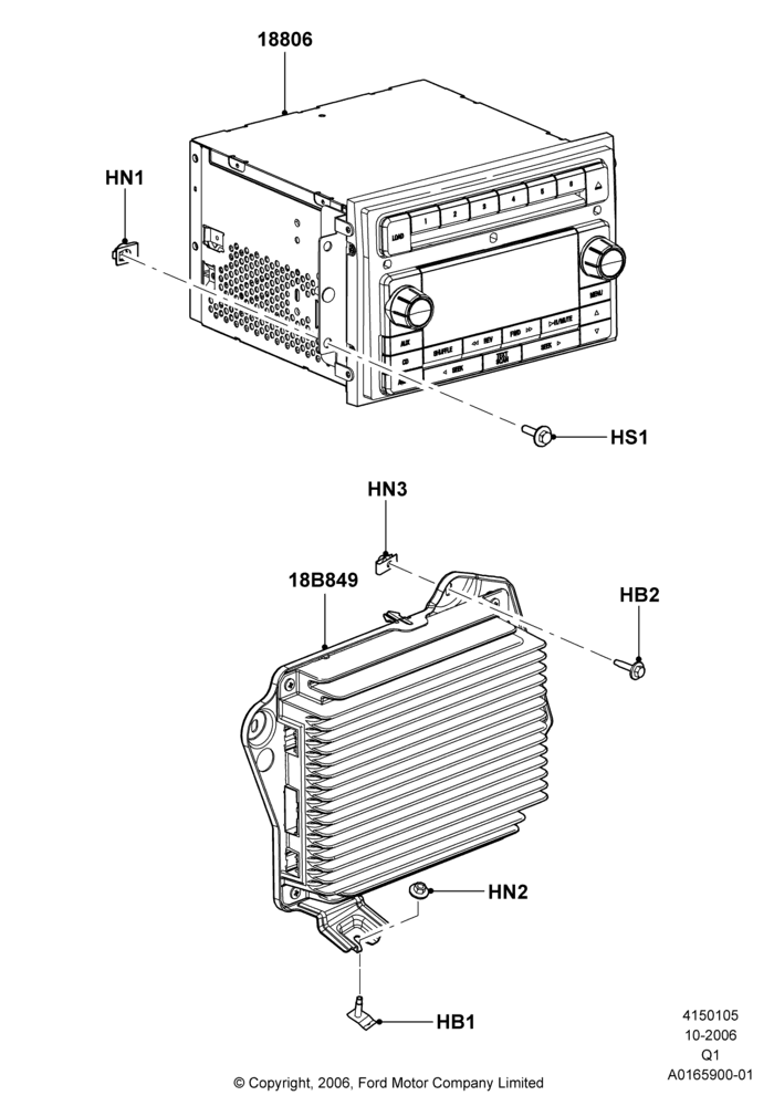 Схема Аудиооборудование (заводское), Less Radio Reception Equipment, With THX Audiophile Sound System; 06.11.2006–12.07.2010