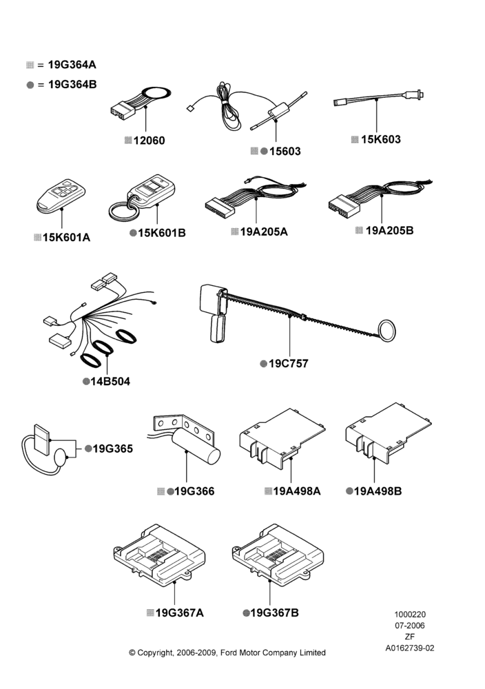 Схема Комплект дистанционного запуска, Automatic Transmission, Power Code Systems; 05.06.2006–22.03.2010