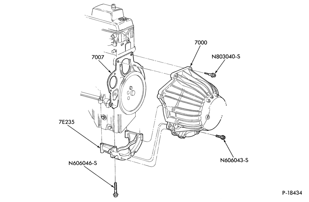 Схема C5 TYPE - EXTERNAL PARTS-EXTERNAL PARTS- transmission to engine brace-DC,K