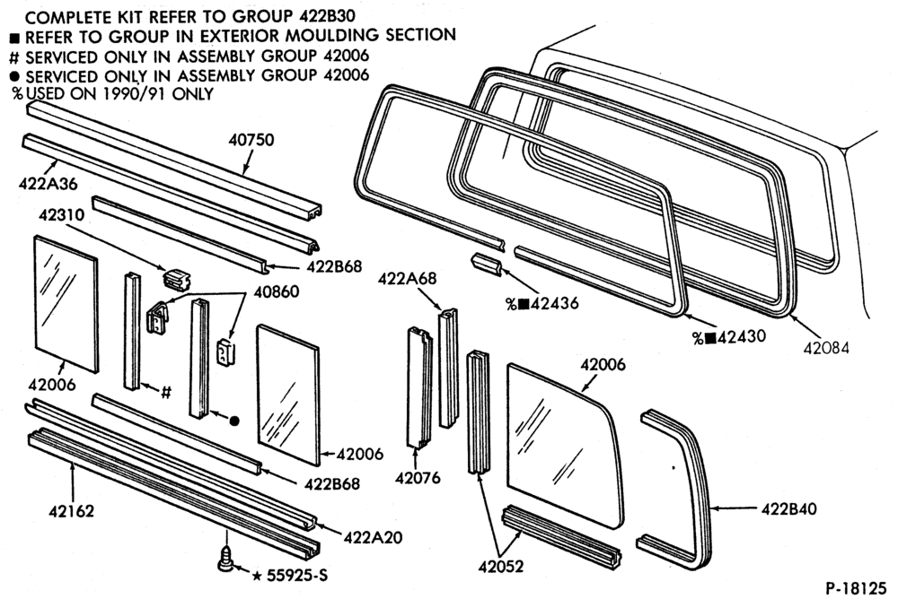 Схема DOORS AND WINDOWS-DOORS AND WINDOWS- "From 2/83"-F100/350