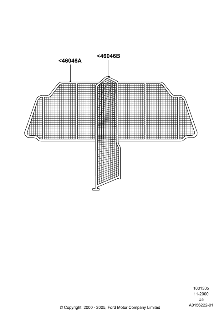 Схема Dog Guard/Partition, Accessory; 13.11.2000–04.08.2003