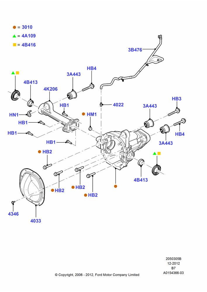 Схема Front Axle Case; 02.08.2006–30.06.2017