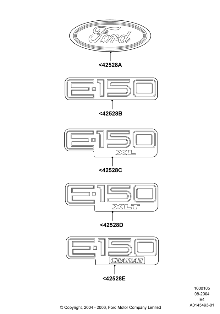 Схема Шильдики, 150 Series; 02.08.2004–18.04.2005