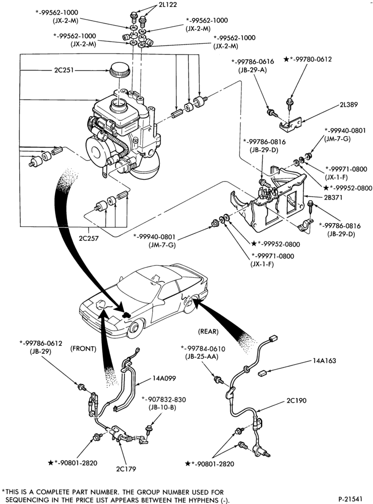 Схема BRAKES-Brake anti-lock control and wiring