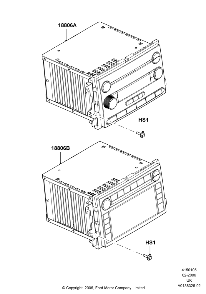 Схема Аудиооборудование (заводское), Less Radio Reception Equipment; 30.01.2006–07.08.2006