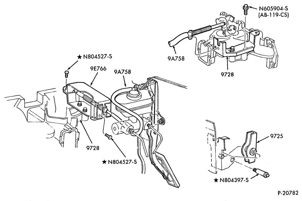 Схема 4 CYL. 2.0L (122 C.I.D.) AND 2.3L (140 C.I.D.)-GAS-W/O-R-4 cyl. 122 (2.0L)