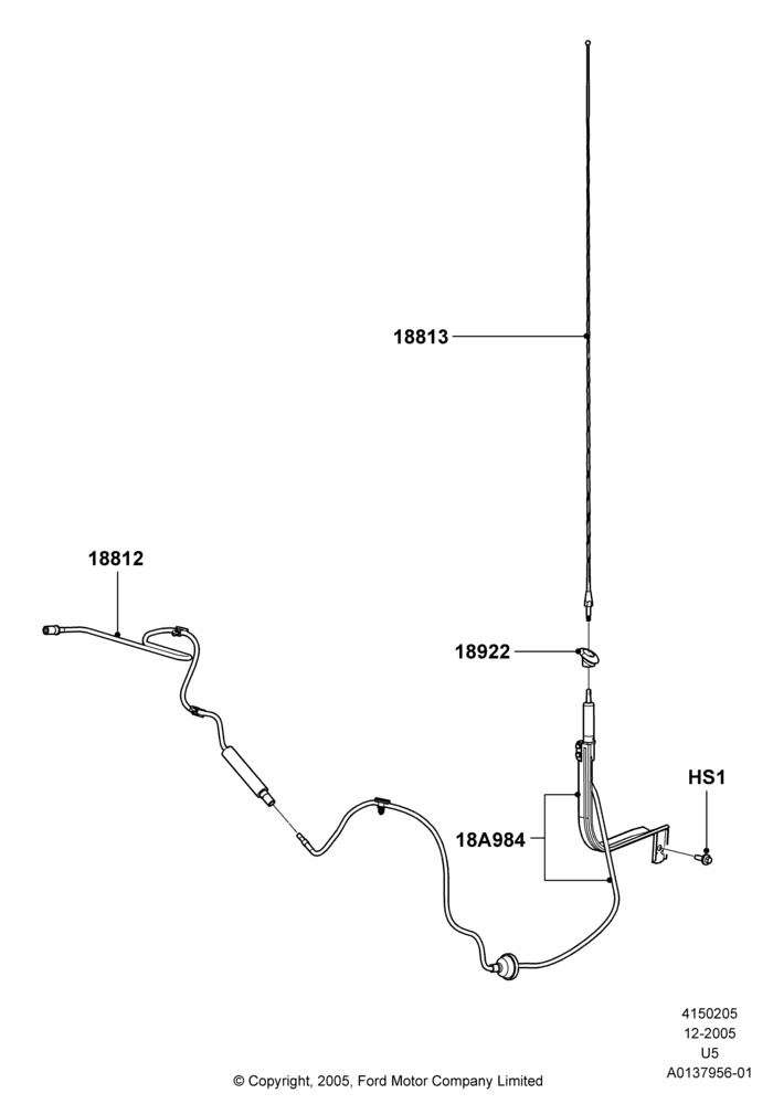 Схема Антенна, Fixed Radio Aerial, Less Radio Reception Equipment; 12.12.2005–16.12.2010
