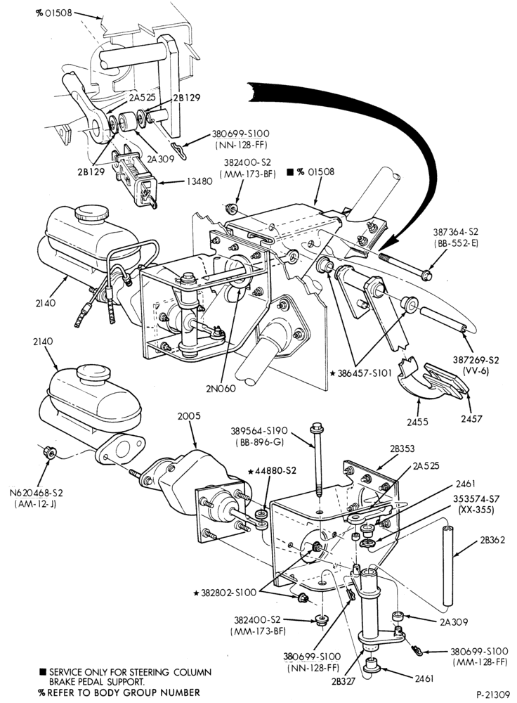 Схема BRAKES--F59-Stripped Chassis