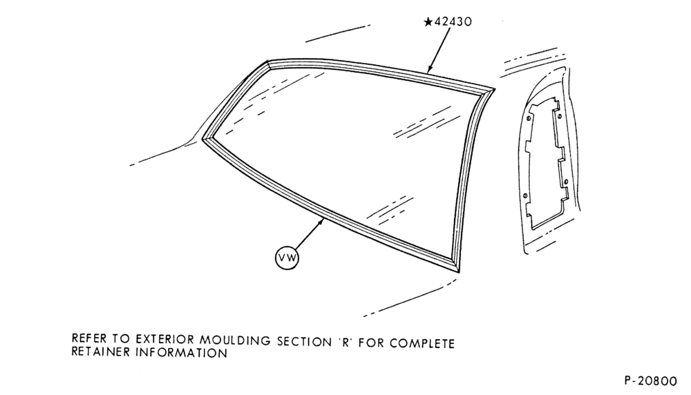 Схема BACK WINDOW - BODY TYPES 54