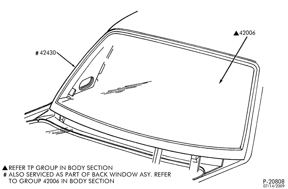 Схема BACK WINDOW MOULDING