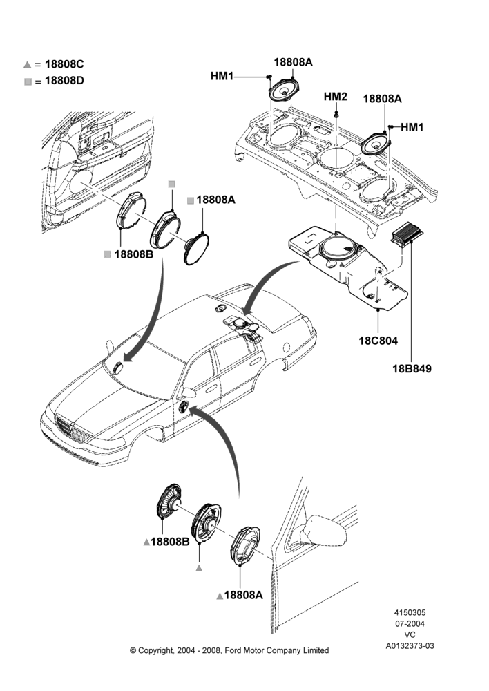 Схема Динамики, Less Upgraded Sound System, With Audiophile Sound System; 19.07.2004–24.08.2009