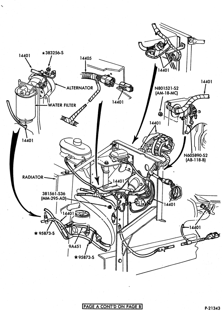 Схема ELECTRICAL SYSTEMS-446 (7.3L) - complete- Page A-F59-Stripped Chassis