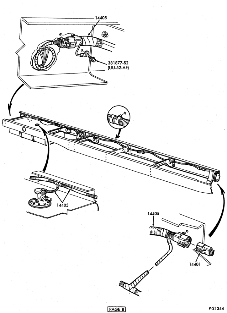 Схема ELECTRICAL SYSTEMS-446 (7.3L) - complete- Page B-F59-Stripped Chassis