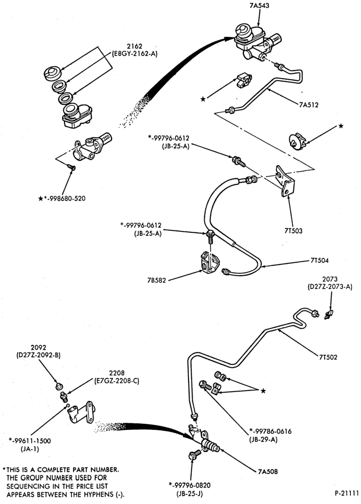 Схема EXTERNAL PARTS-Hydraulic clutch system - w/turbo - w/o brake anti skid-All