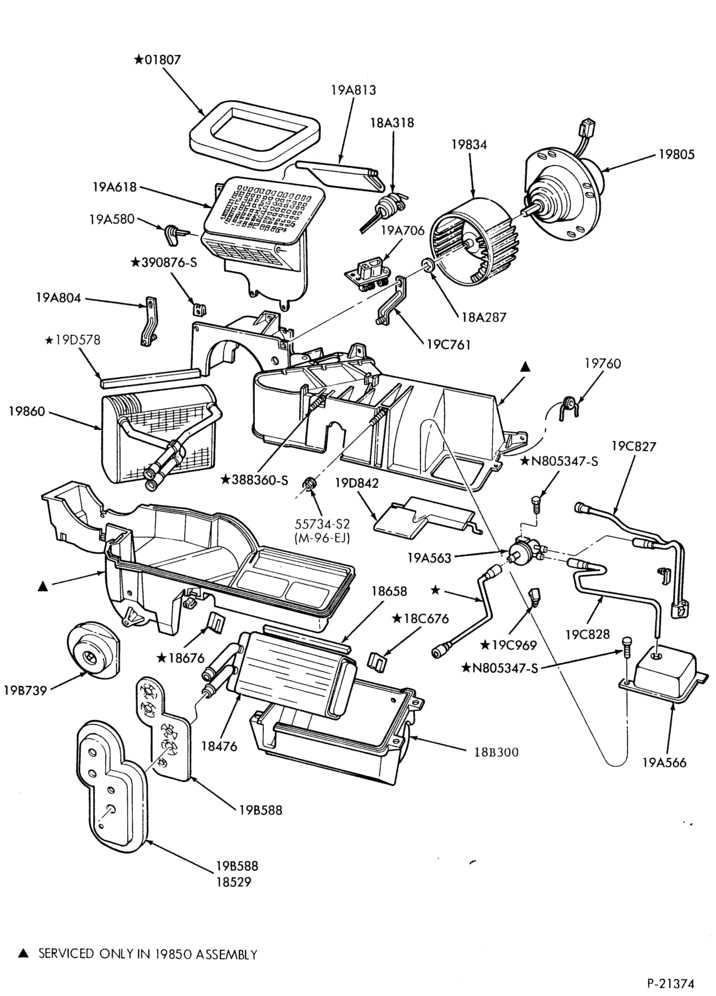 Схема AIR CONDITIONER-Evaporator- integral