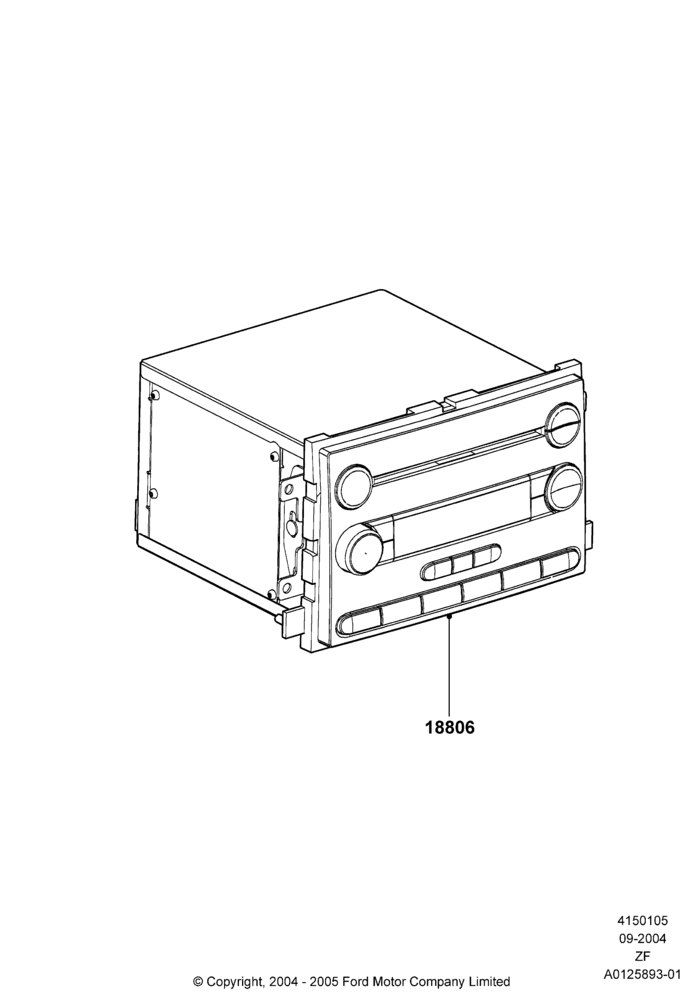 Схема Аудиооборудование (заводское), Premium Sound System; 07.09.2004–26.02.2009