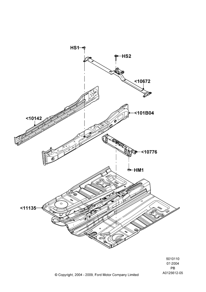 Схема Пол — перед; 12.07.2004–04.06.2007