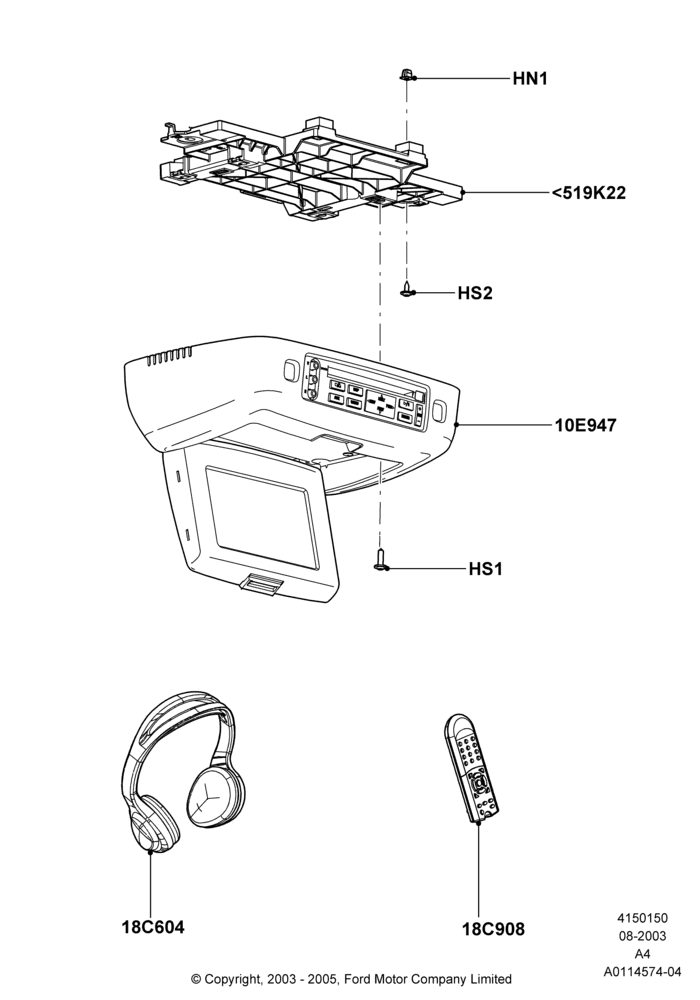 Схема Family Entertainment System, Production Installed; 25.08.2003–02.01.2007