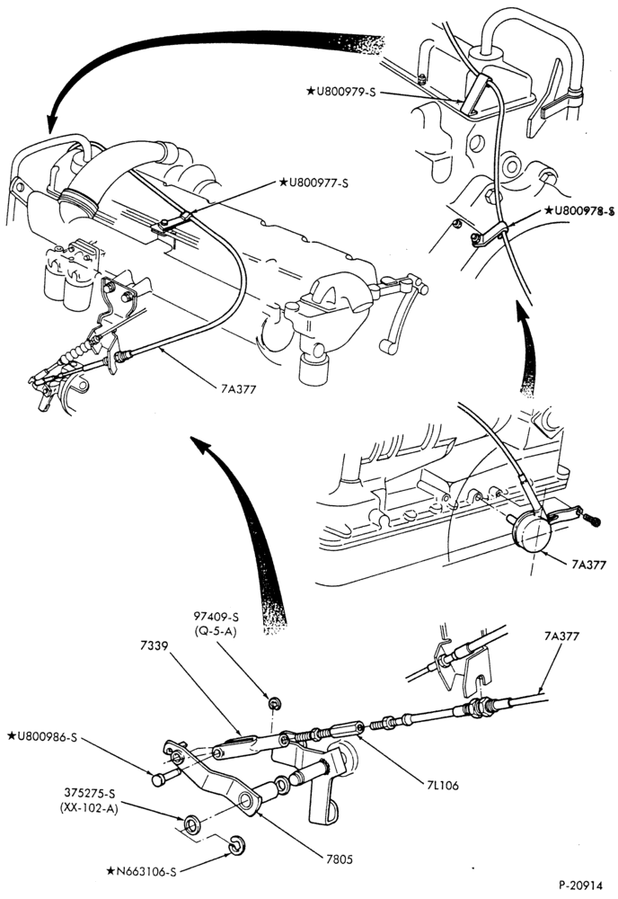 Схема SHIFT MECHANISM-Modulator control-CF600/800