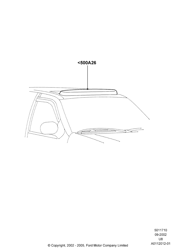 Схема Механизм люка и управление, (+)"CDN/USA", Accessory, With Deflector; 03.09.2002–05.08.2005