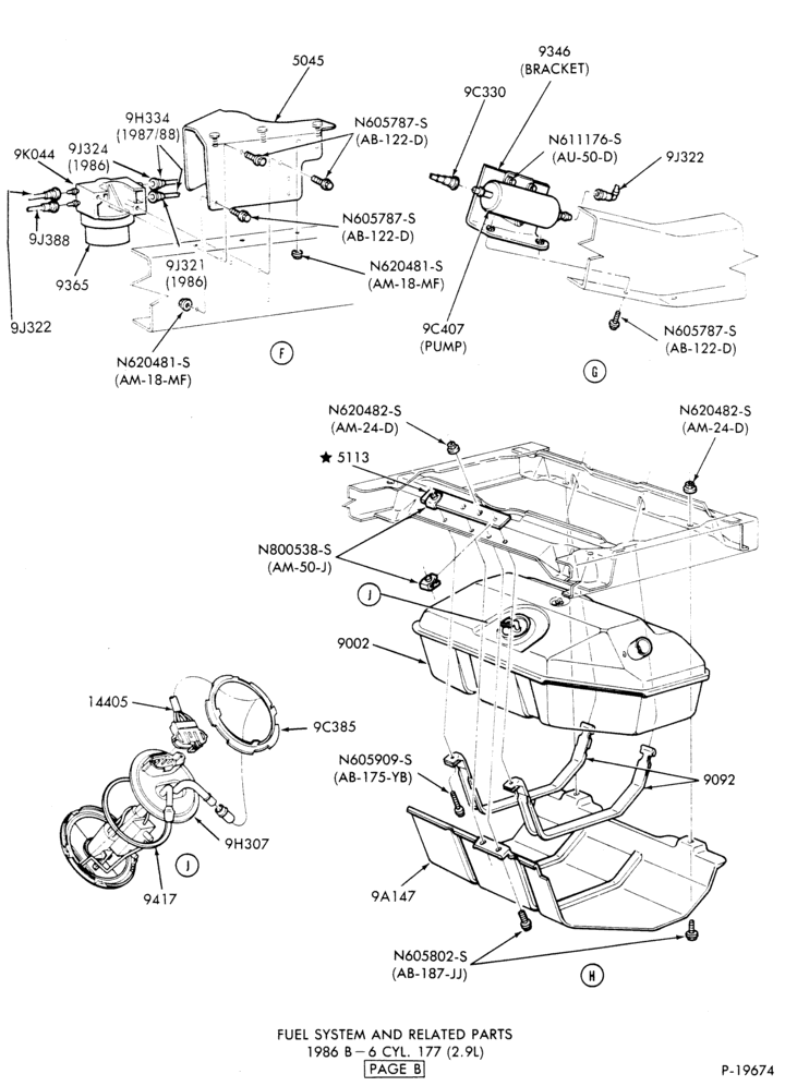 Схема 6 CYL. 2.9L (177 C.I.D.)-E.F.I.-B-Page-Page-B