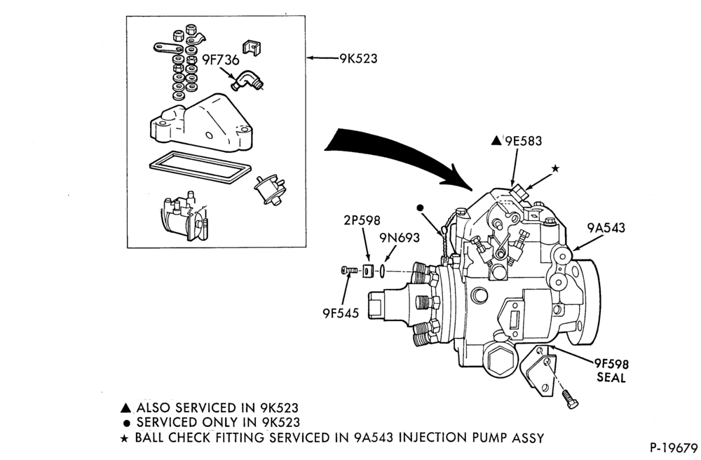 Схема 8 CYL. 6.9L (420 C.I.D.)-DIESEL-E-F250/350 - Page E
