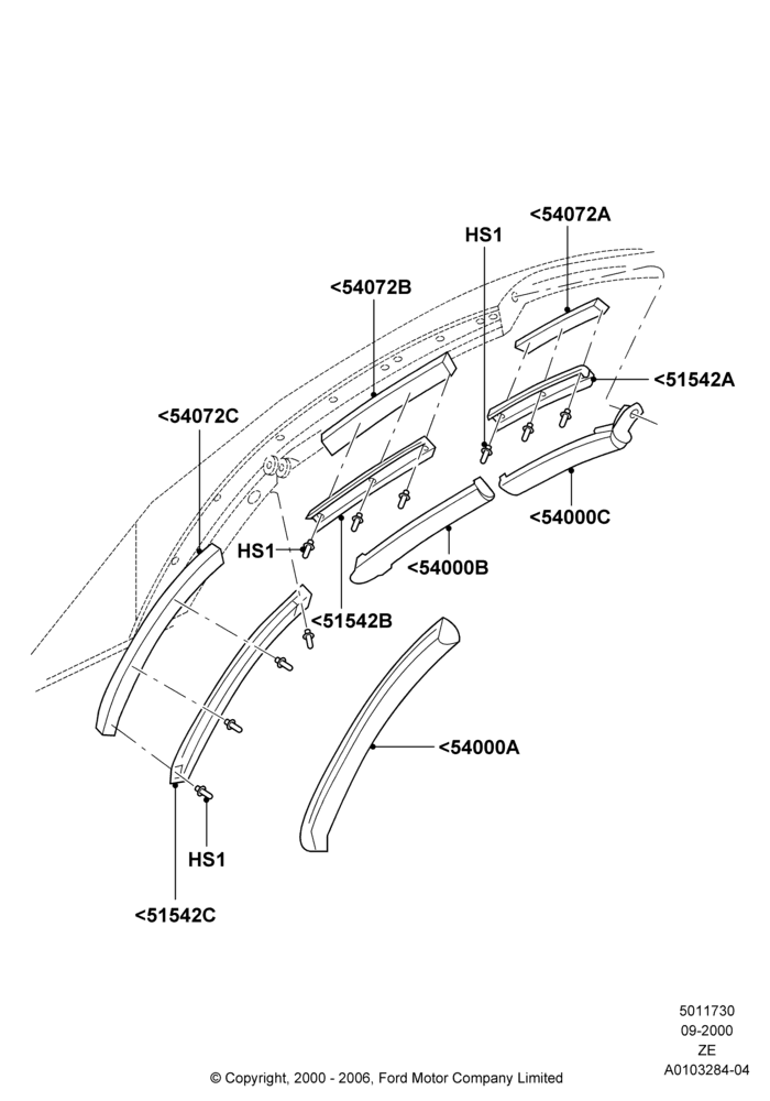 Схема Soft Top Seals; 18.09.2000–12.05.2004