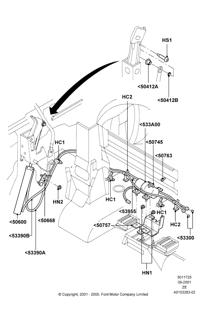 Схема Soft Top Power Mechanism; 18.09.2000–12.05.2004