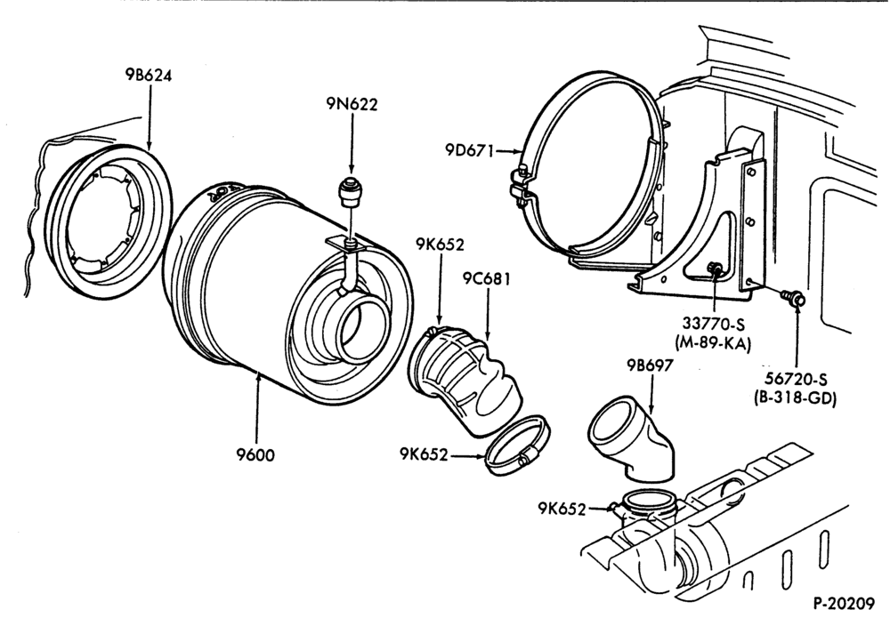 Схема CUMMINS-(dry type) L-LA-LN-LNT-LS- LT-LTA-LTS900-